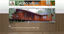 Desktop Screenshot of casasval.cl